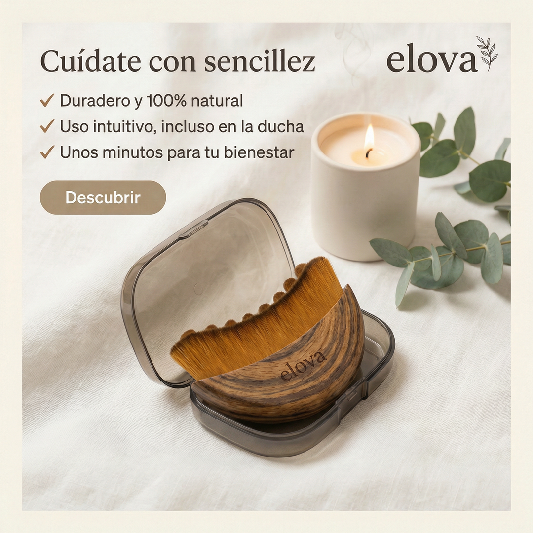 elova | Cepillo de masaje linfático facial