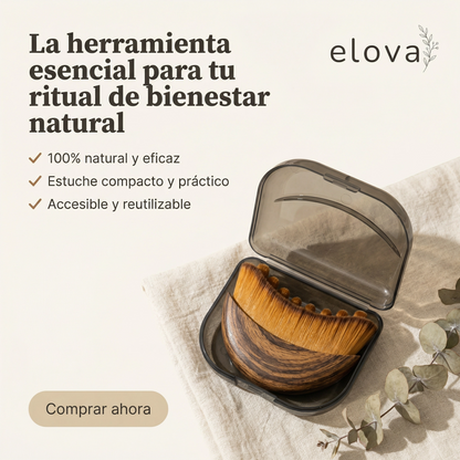 elova | Cepillo de masaje linfático facial